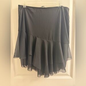 Mango Black Asymmetrical Skirt